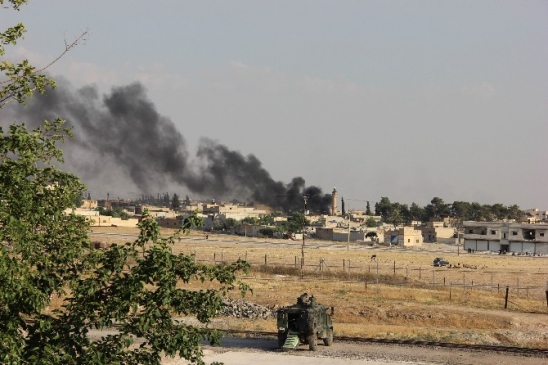 Elyaf Abyad'dan Çekilen IŞİD Mazot İstasyonunu…
