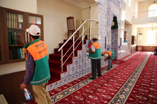 Karaköprü'de Camiler Ramazan'a Amade