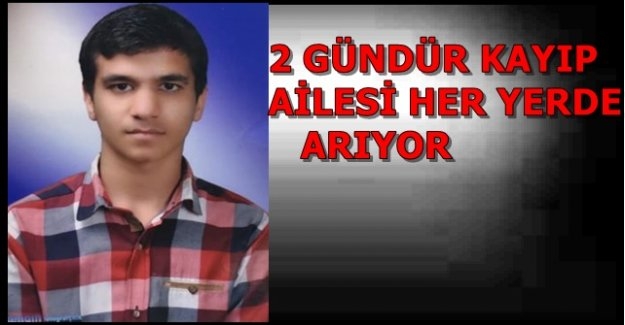 17 YAŞINDAKİ MEHMET ÇUBUK  GENÇTEN HABER ALINAMIYOR