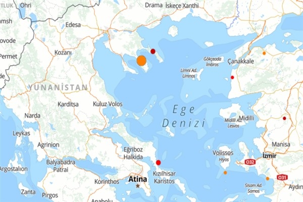 Yunanistan'da deprem
