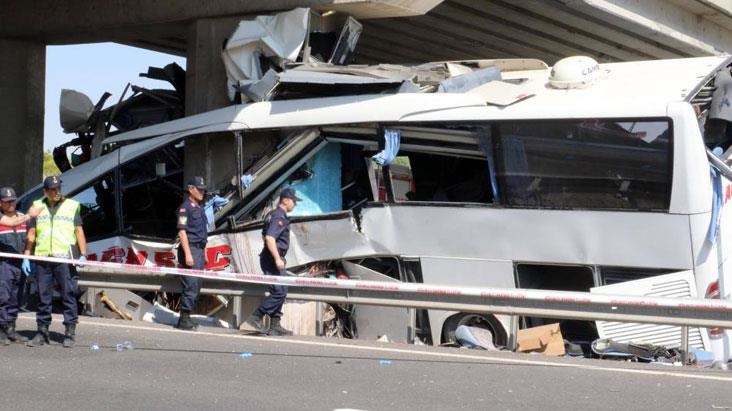Ankara Polatlı'da büyük bir trafik kazası