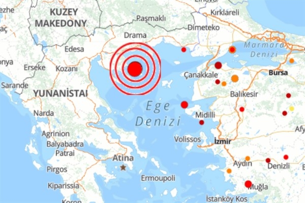 Yunanistan'da deprem