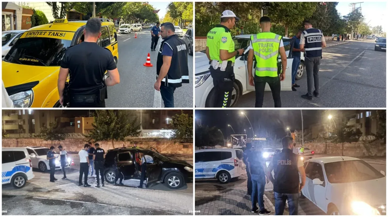 Şanlıurfa'da huzur operasyonu: 15 bin kişi ve yüzlerce araç denetlendi