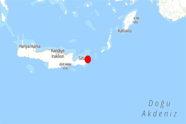 Girit Adası'nda deprem
