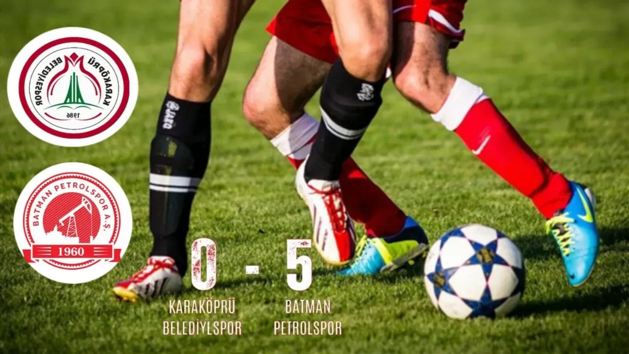 Karaköprü Belediyespor, Batman Petrolspor'a 5-0 Yenildi