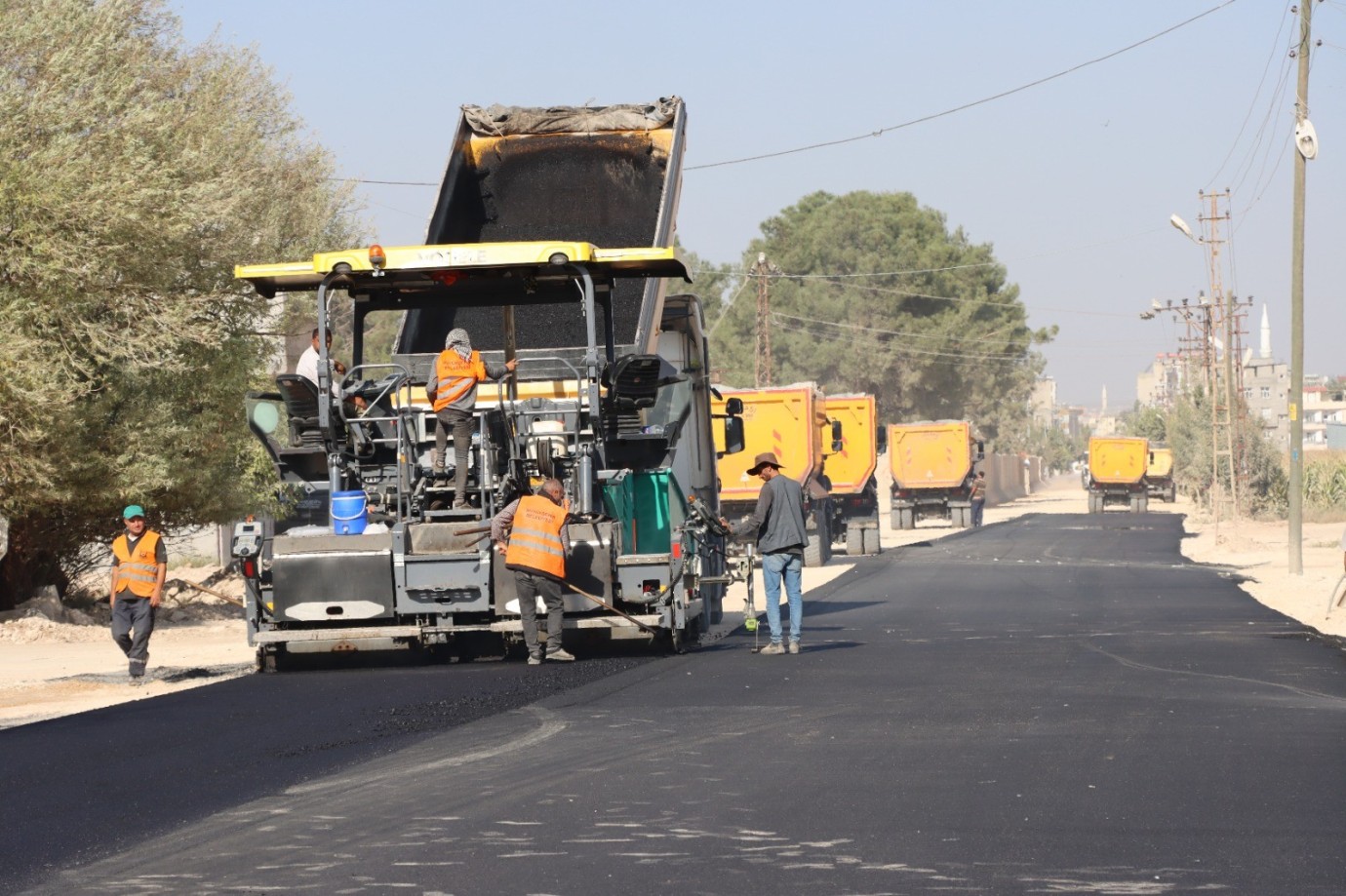SURUÇ’TA SICAK ASFALT ÇALIŞMALARI BAŞLADI