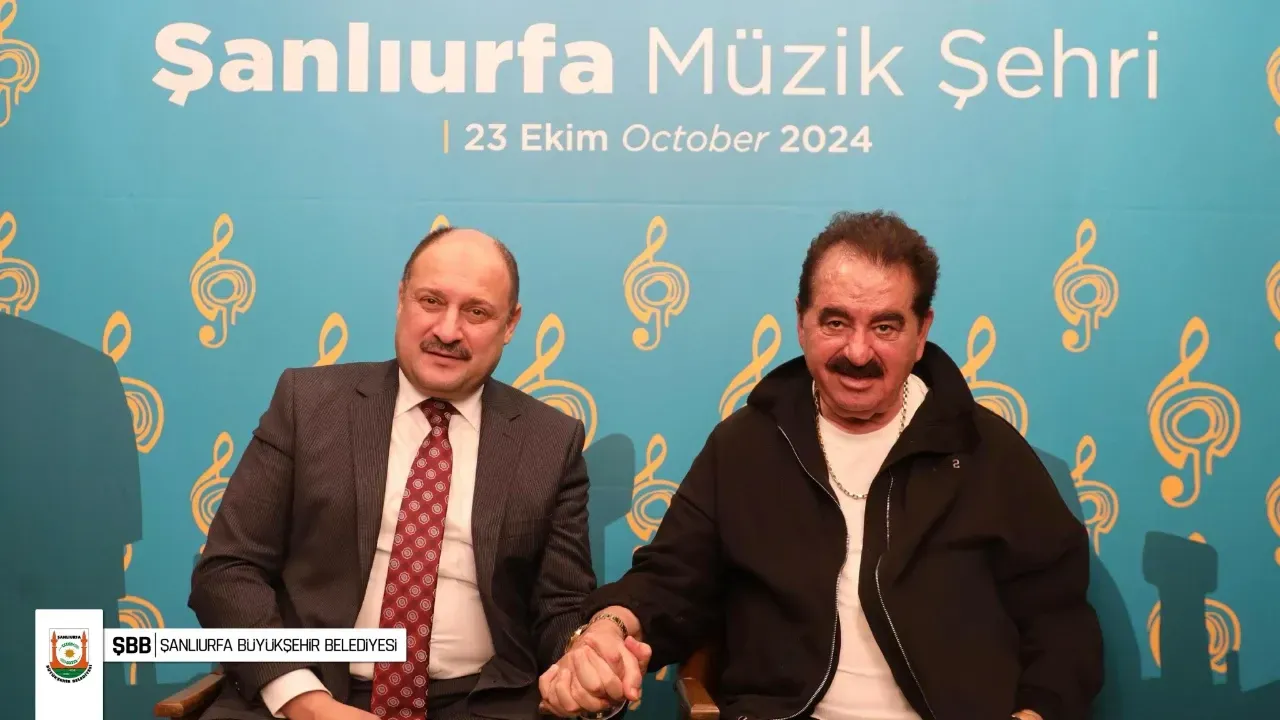 İbrahim Tatlıses, UNESCO Müzik Şehri Şanlıurfa Lansmanı İçin Şanlıurfa'da