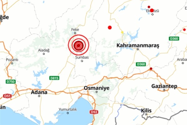 Adana'da deprem