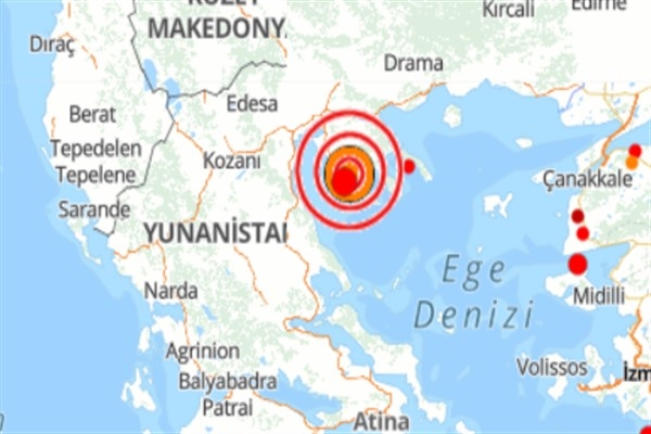 Yunanistan'da deprem