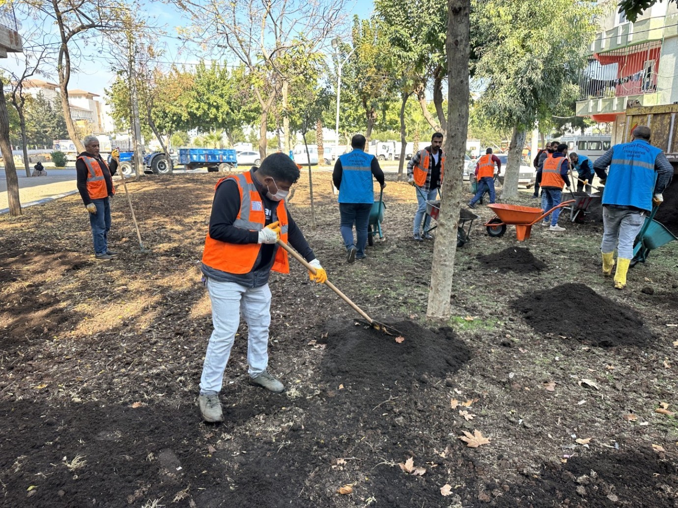 Eyyübiye Parklarında Bakım Zamanı