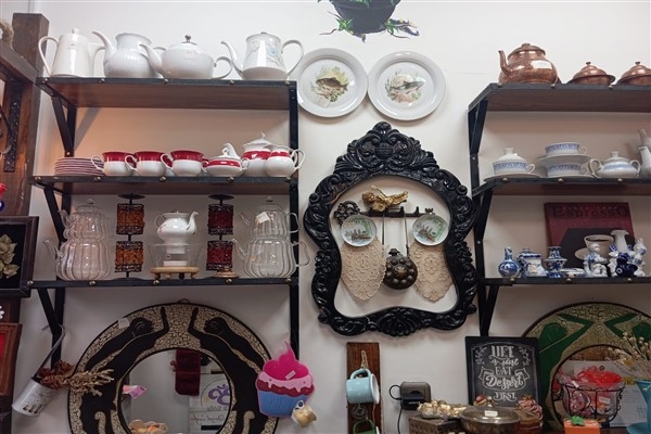 Diyarbakır'da nostaljik eşyalar geri dönüşümle hayat buluyor