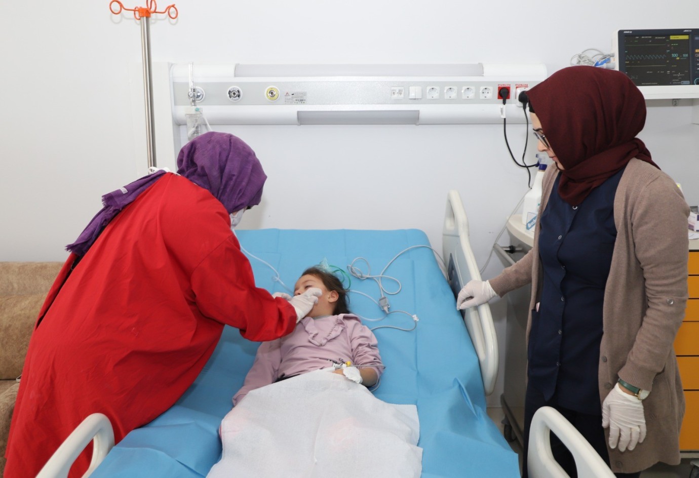 Adana’dan gelen hastanın yakınları memnuniyetini dile getirdi