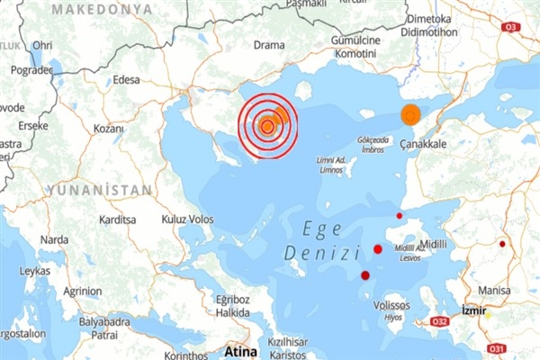 Yunanistan'da deprem