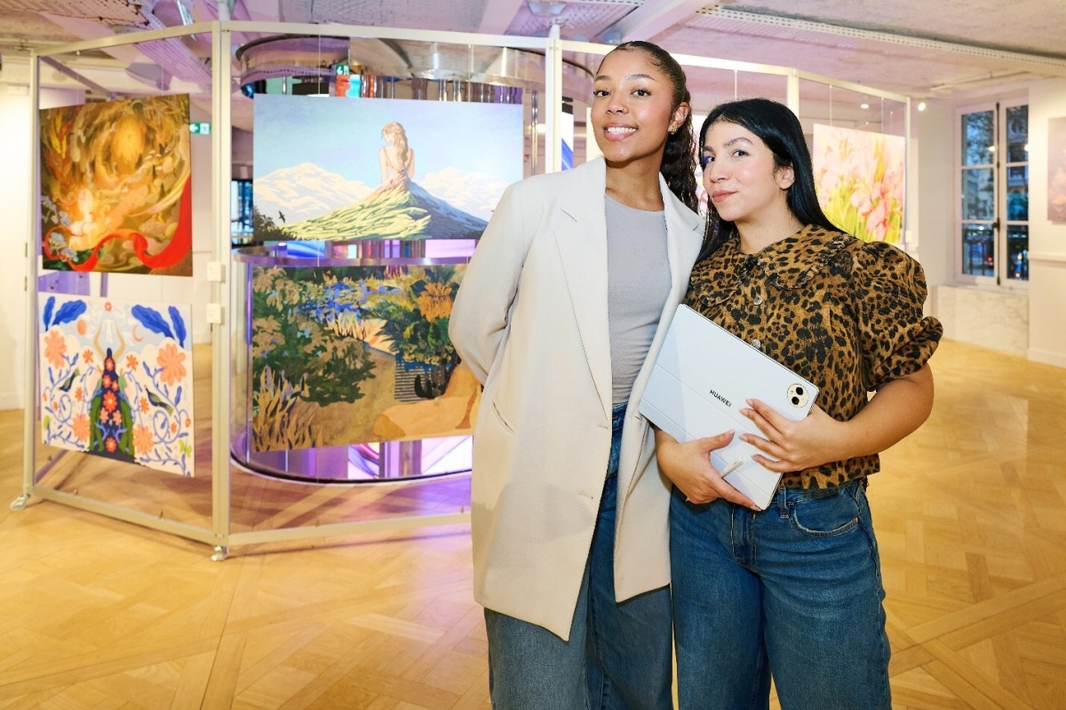 GoPaint Küresel Yaratım etkinliği, HUAWEI'nin Paris'teki amiral mağazasında gerçekleşiyor