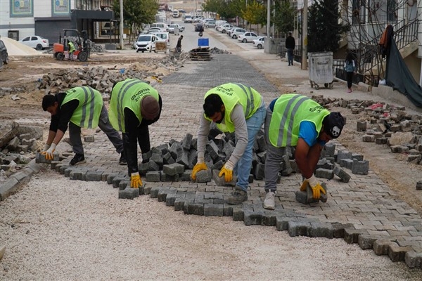 Haliliye Belediyesi'nde üst yapı çalışmaları sürüyor
