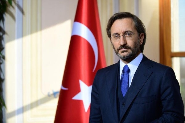 İletişim Başkanı Altun, Suriye'deki yeni hükümetin Enformasyon Bakanı el-Ömer ile görüştü
