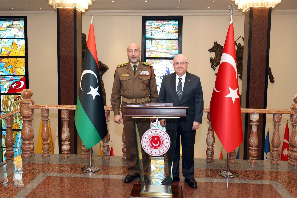 Bakan Güler, Libya Genelkurmay Başkanı Orgeneral Al-Haddad’ı kabul etti