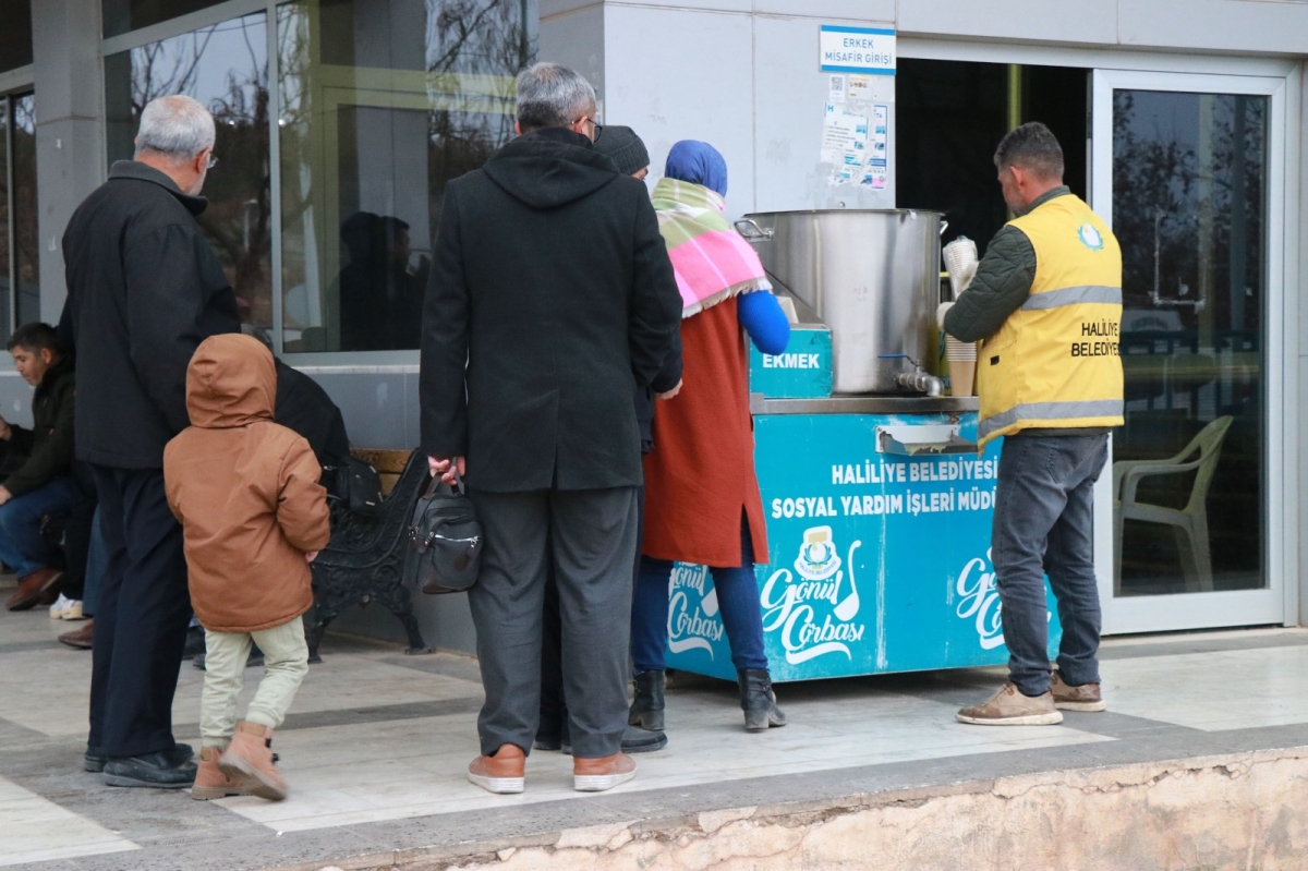 Haliliye Belediyesi'nden çorba ikramı