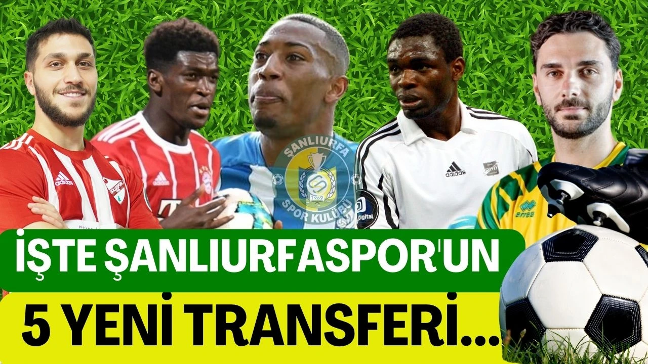 Şanlıurfaspor’da transfer şovu: 8 isim birden geldi