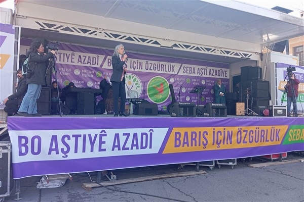 Diyarbakır'da &Prime;Barış İçin Özgürlük&Prime; mitingi düzenlendi