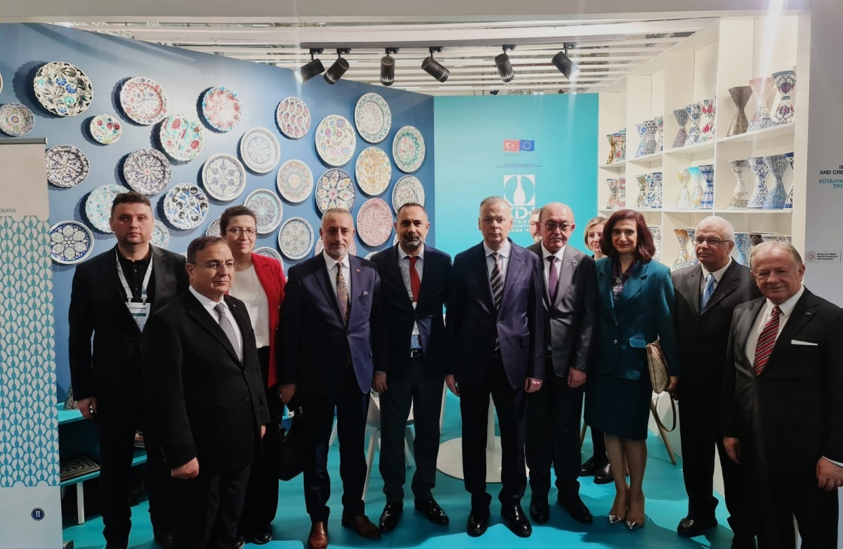 Kütahya Belediyesi, Frankfurt Ambiente Fuarı'na katıldı