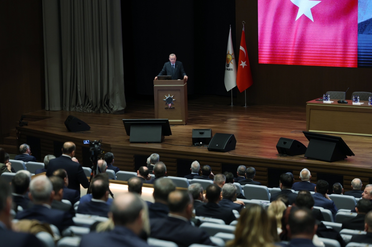 Cumhurbaşkanı Erdoğan'ın başkanlığında AK Parti MKYK toplandı