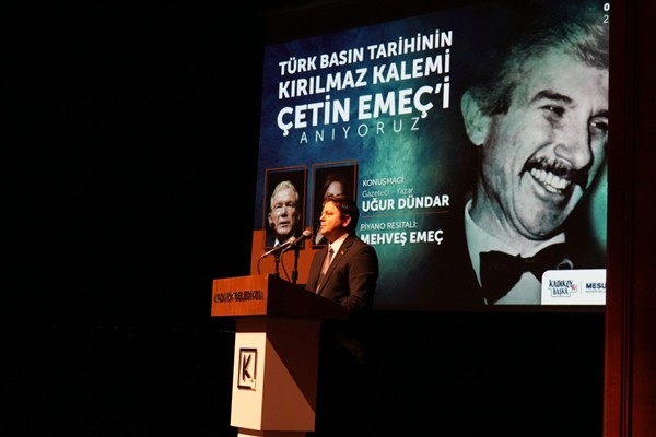 Gazeteci Emeç, Kadıköy’de anıldı