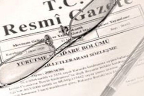 Cumhurbaşkanlığı Kararnamesi Resmi Gazete'de yayımlandı