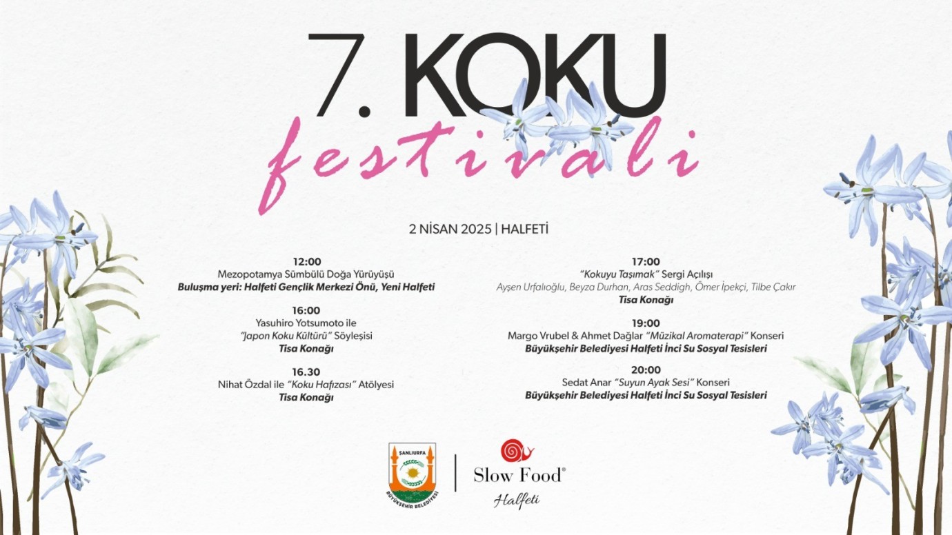 HALFETİ'DE 7. KOKU FESTİVALİ YARIN YAPILACAK