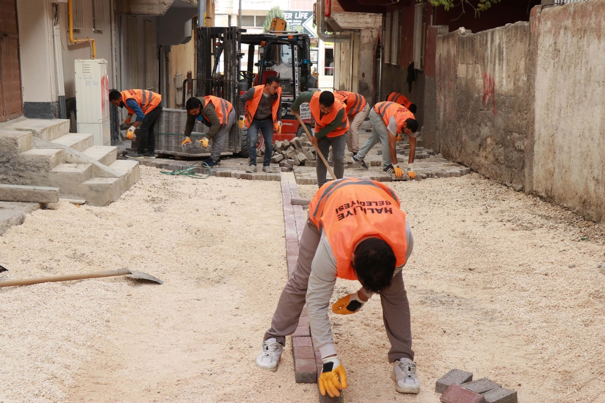 Haliliye Belediyesi'nden üstyapı çalışmaları