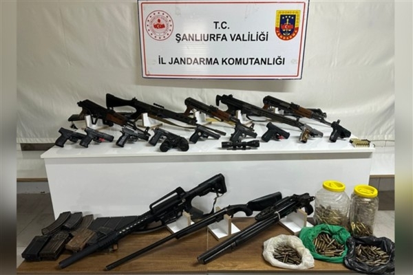 Şanlıurfa’da silah kaçakçılarına operasyon: 22 gözaltı