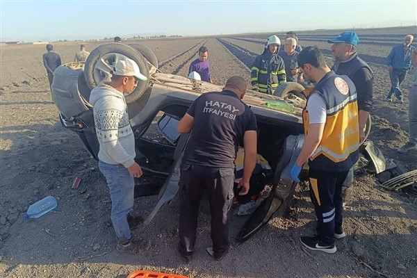 Kırıkhan Karadurmuşlu’da trafik kazası: 3 yaralı