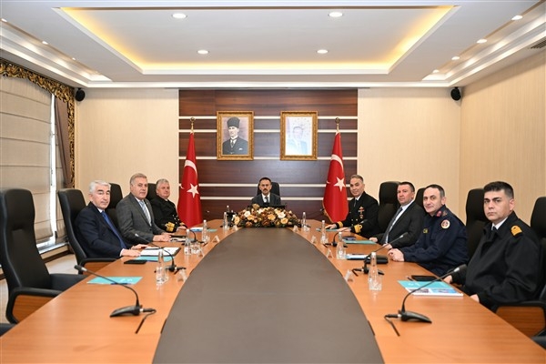 Vali Aktaş, başkanlığında İl Güvenlik ve Asayiş Koordinasyon Toplantısı yapıldı