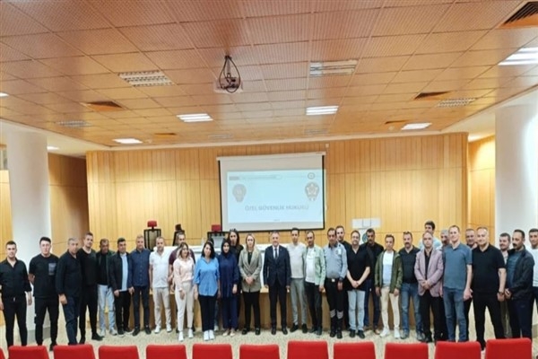 Erzincan'da özel güvenlik personeline eğitim verildi