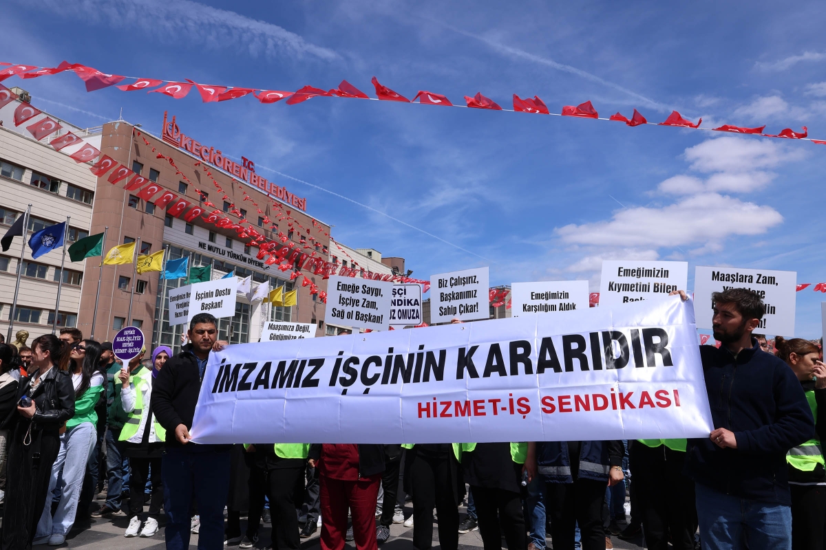 Keçiören Belediyesi işçilerine yüzde 40 düzeyinde zam yaptı