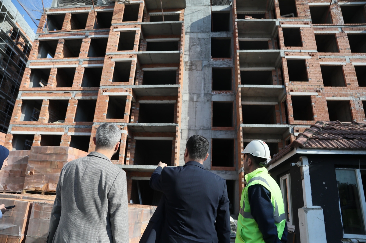 Kağıthane'de yürütülen  Hizmet Sitesi Kentsel Dönüşüm Projesi'nde sona yaklaşılıyor