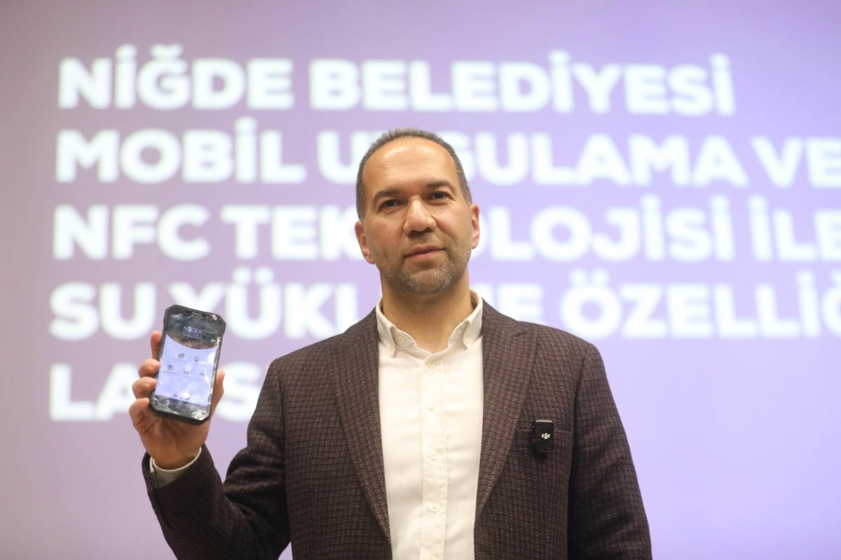 Niğde'de akıllı telefon ile su yükleme sistemi tanıtıldı