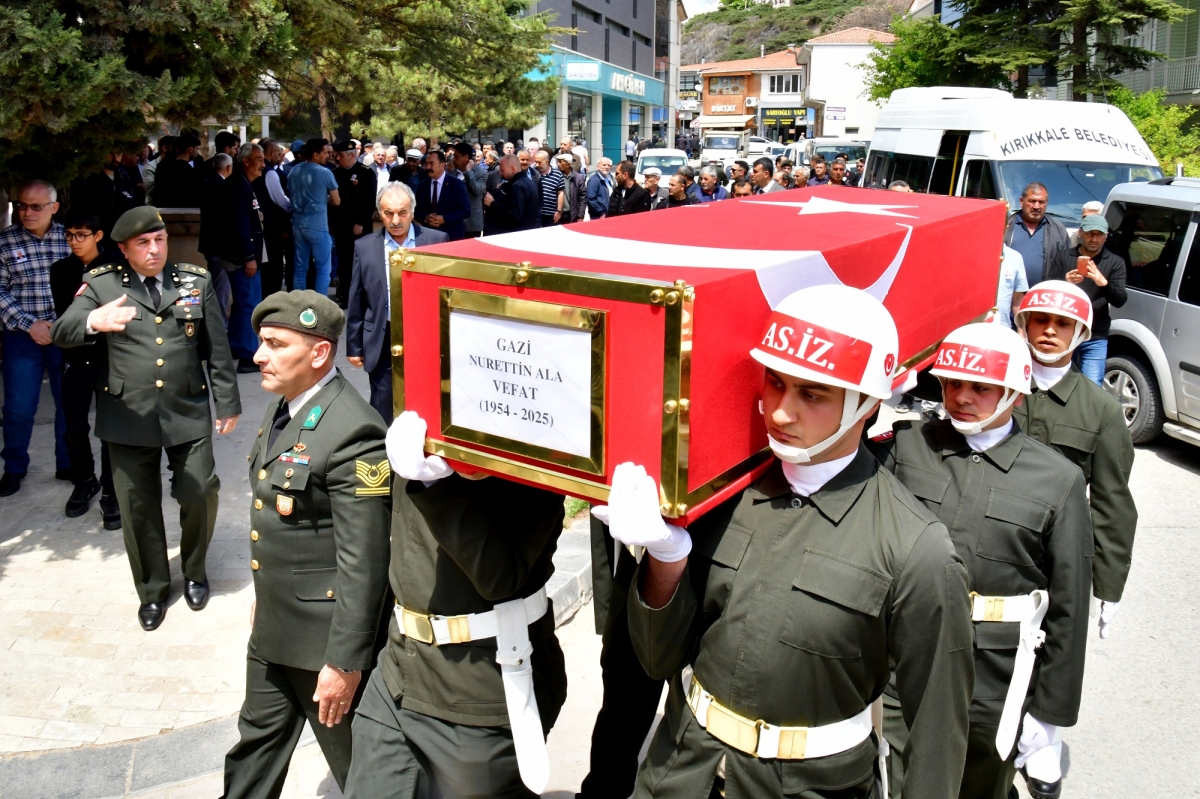 Kırşehir'de Muharip Gazi Nurettin Ala'nın cenaze töreni düzenlendi