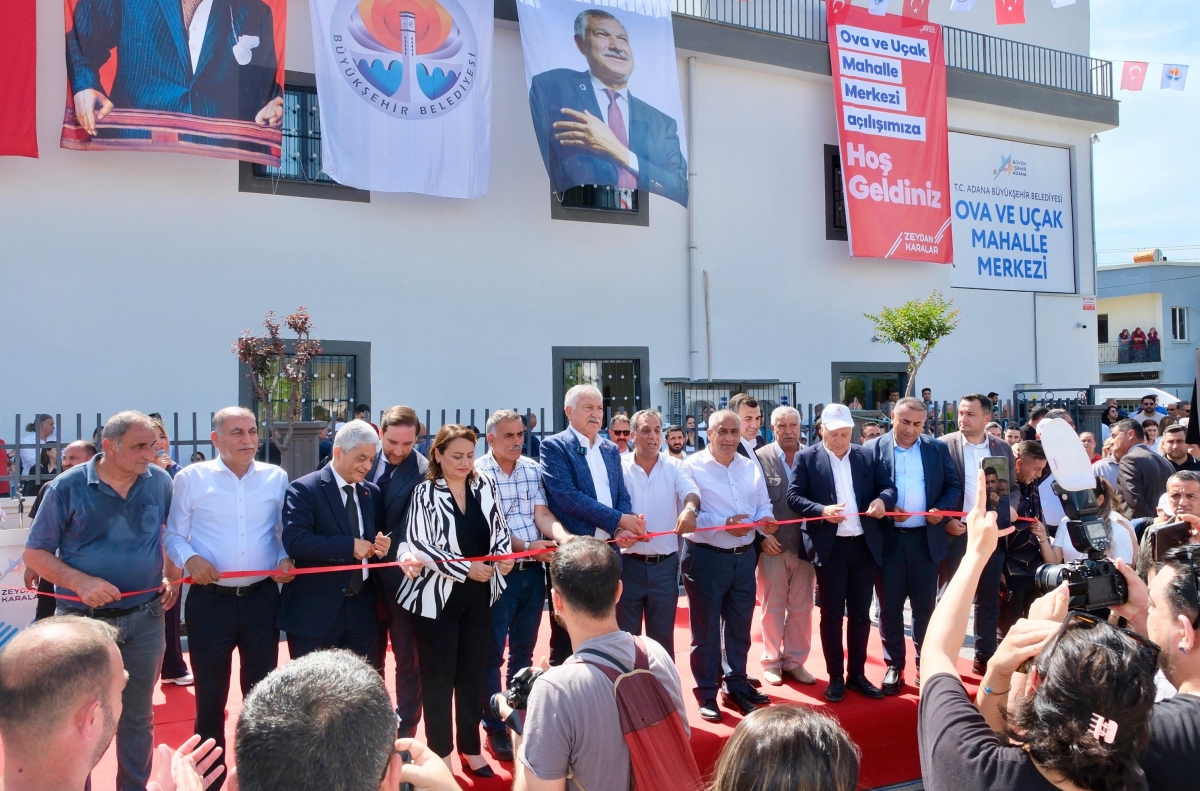 Adana'da Ova ve Uçak Mahalle Merkezi açıldı