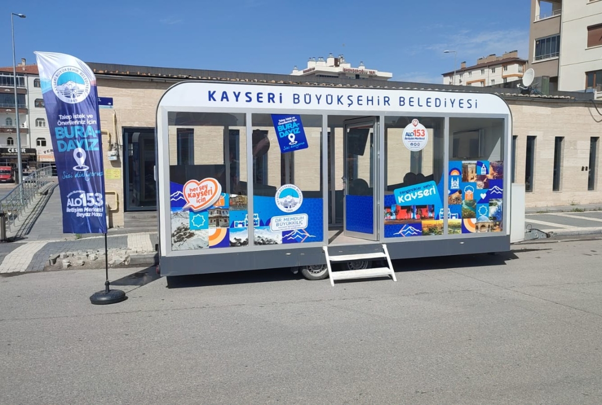 Kayseri Büyükşehir Belediyesi'nden Mobil Beyaz Masa projesi