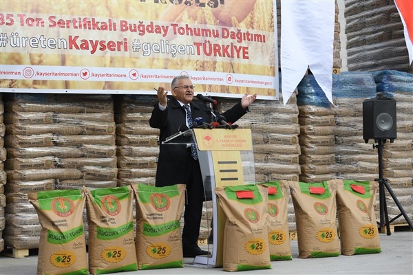 Kayseri'de 6 yılda çiftçilere 3 bin 992 ton tohum dağıtıldı