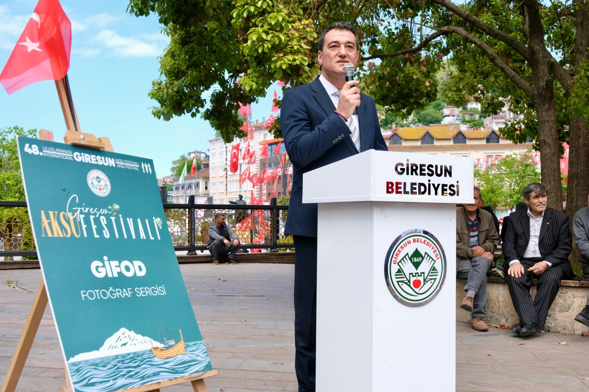 Uluslararası Giresun Aksu Festivali'nde iki sergi açılışı yapıldı