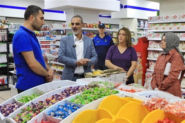 Eş Başkan Dündar, bayram öncesi denetimlere katıldı