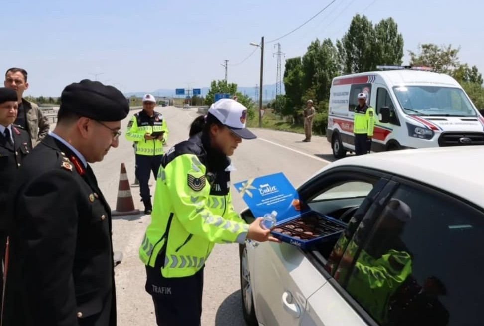 Erzurum'da bayramda trafik denetimleri yoğunlaştı