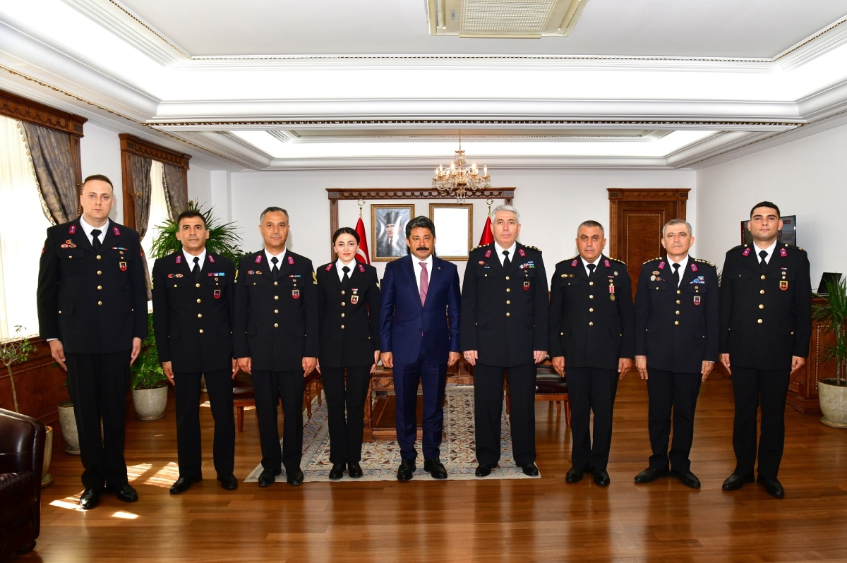 İl Jandarma Komutanı Yıldırım'dan Vali Demiryürek’e ziyaret