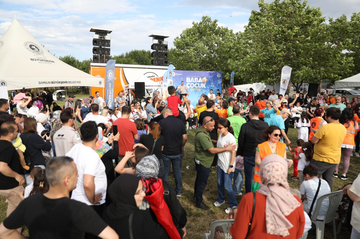 Samsun'da 6. Geleneksel Baba-Çocuk Şenliği yapıldı