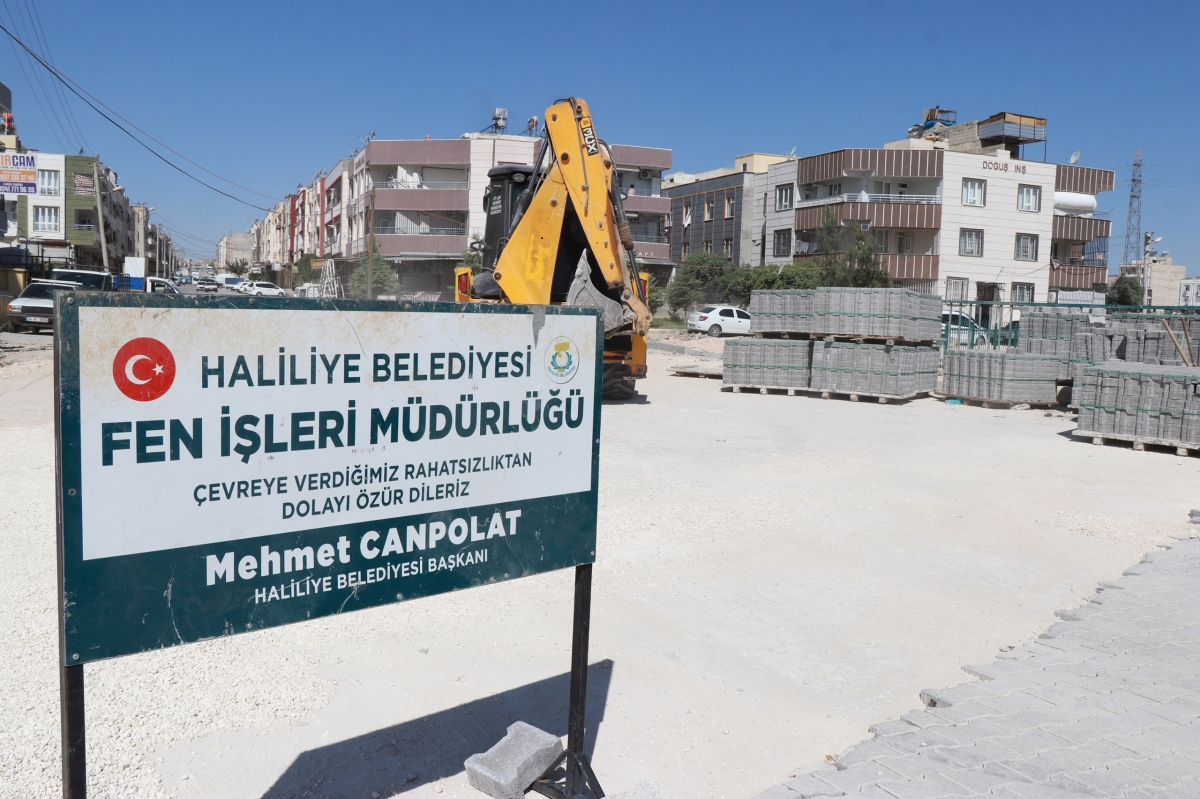 Ahmet Yesevi Mahallesi'nde üstyapı çalışmaları devam ediyor