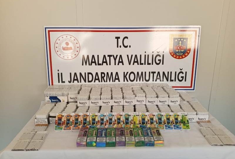 Malatya'da narkotik ve kaçakçılık operasyonunda 4 şüpheli hakkında adli işlem yapıldı