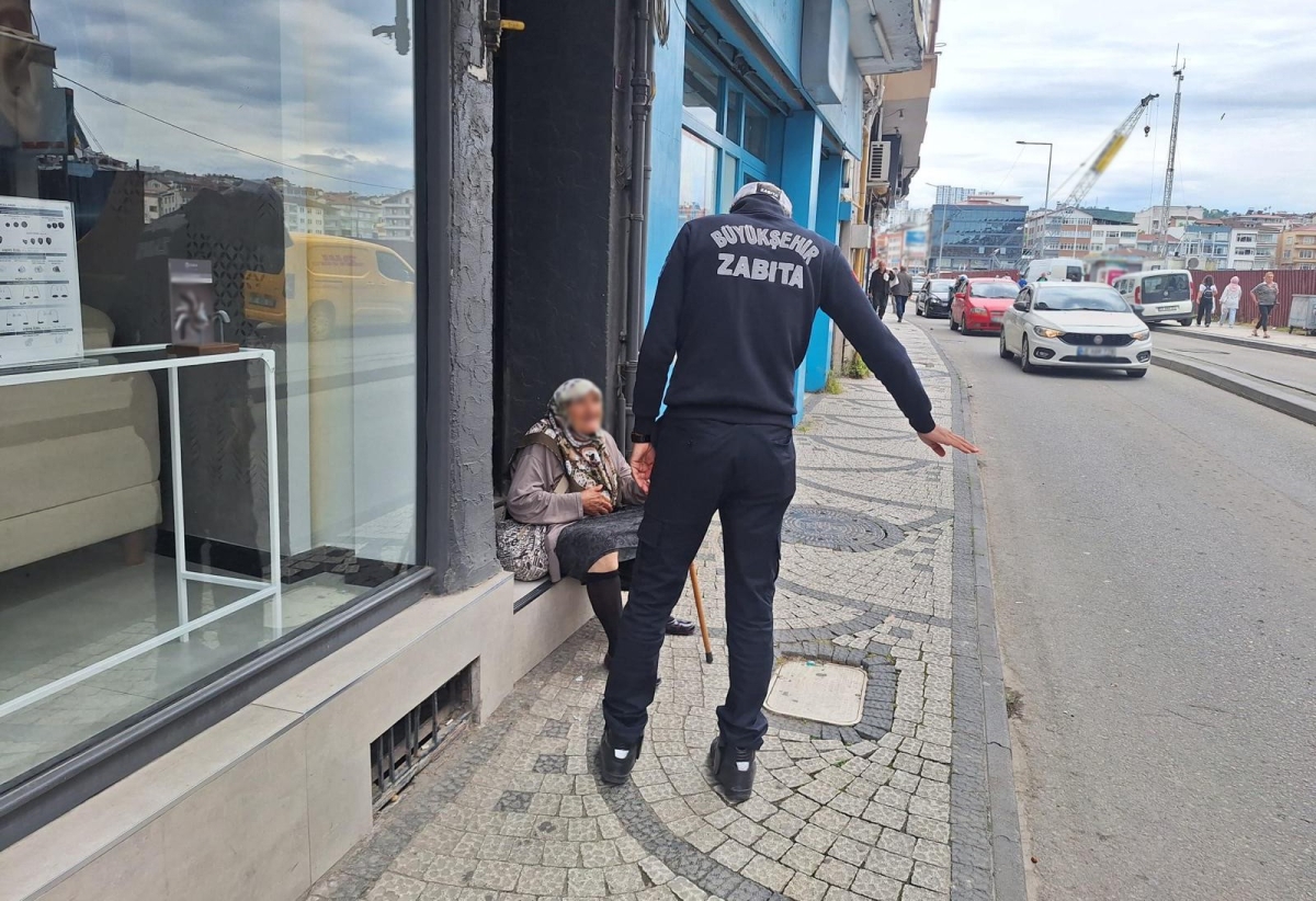 Ordu Büyükşehir Belediyesi'nden dilencilere operasyon