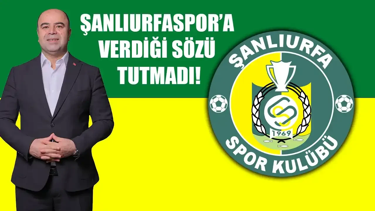 Şanlıurfaspor’dan Karaköprü Belediye Başkanı Çiftçi’ye tepki